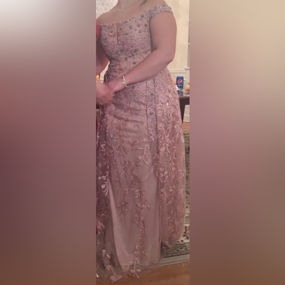 Pink sparkly dress